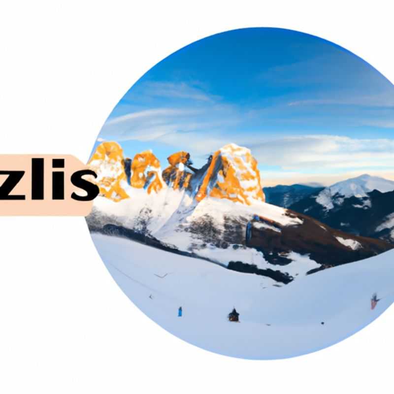 A lone skier glides down the pristine slopes of Val Gardena, Italy, surrounded by the breathtaking Dolomite peaks, during a thrilling 4-day ski vacation.