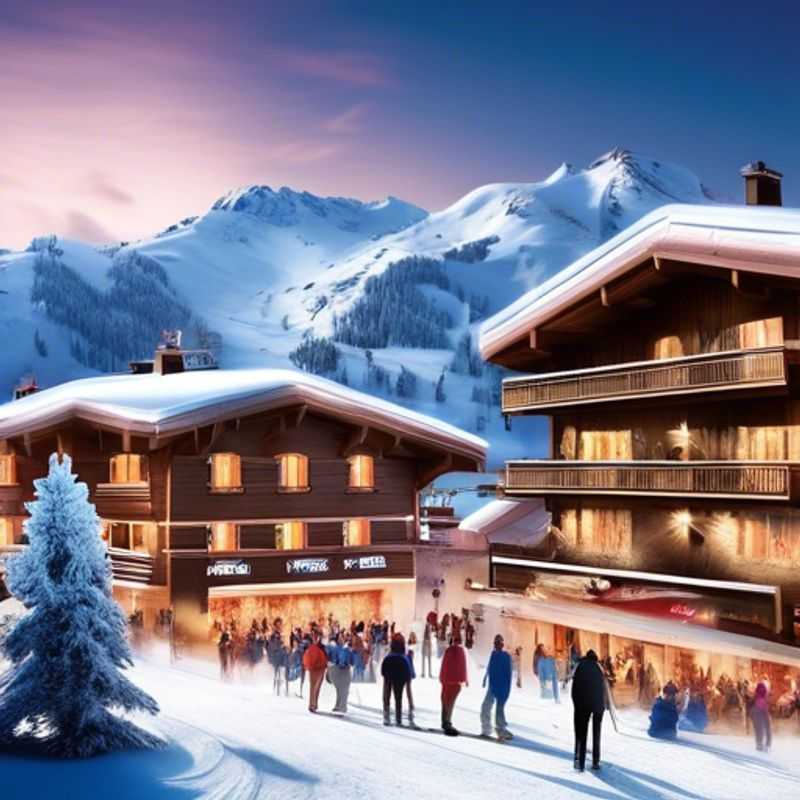 Explore the Charming Mountain Villages of La Plagne, France During Ski Season