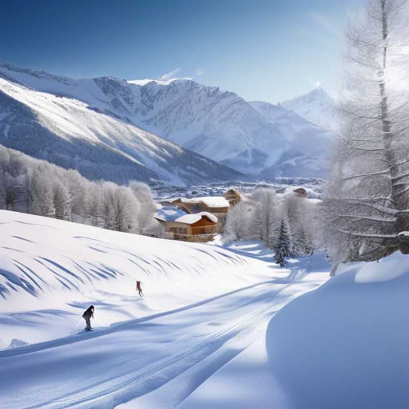 Disfruta de un chocolate caliente o vino caliente en un acogedor chalet de montaña en Serre Chevalier durante la temporada de esquí