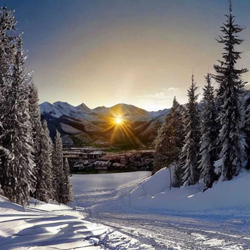 Le soleil printanier brille sur les pistes de Serre Chevalier.