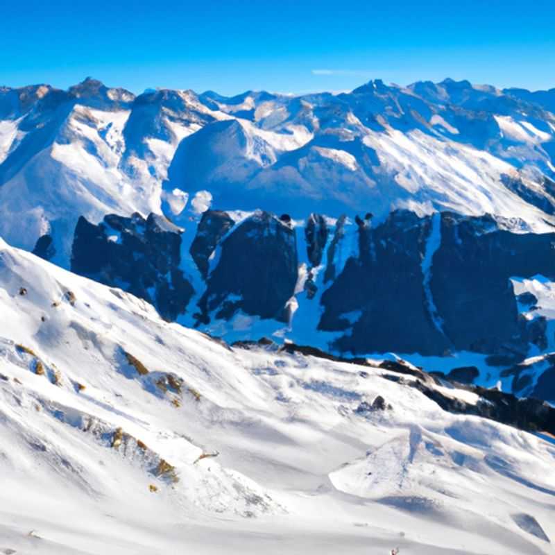 An adventurous couple embarking on a thrilling 3-week ski vacation in Davos Klosters, Switzerland, gliding down pristine slopes amidst breathtaking Alpine panoramas.