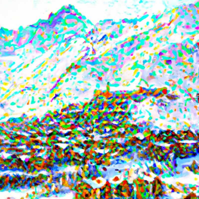 Six skiers glide down the pristine slopes of Val d'Isère, France, a renowned ski destination nestled amidst the majestic French Alps, during their exhilarating 5-day ski vacation.