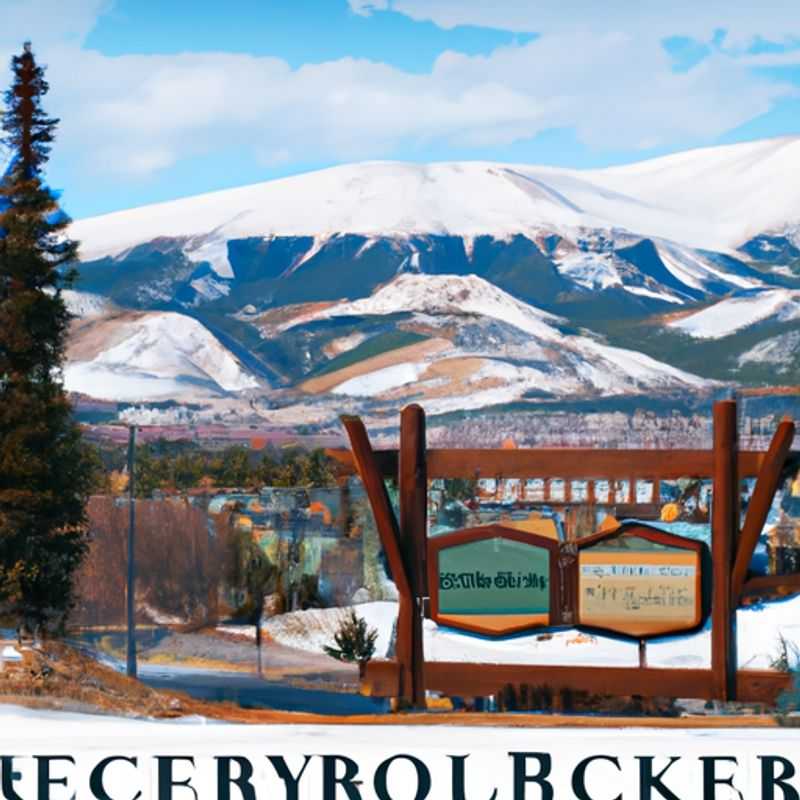 Six intrepid skiers conquering the pristine slopes of Breckenridge, USA, during their adrenaline-fueled 24-hour ski extravaganza, carving their way through powdery snow against a breathtaking mountain backdrop.