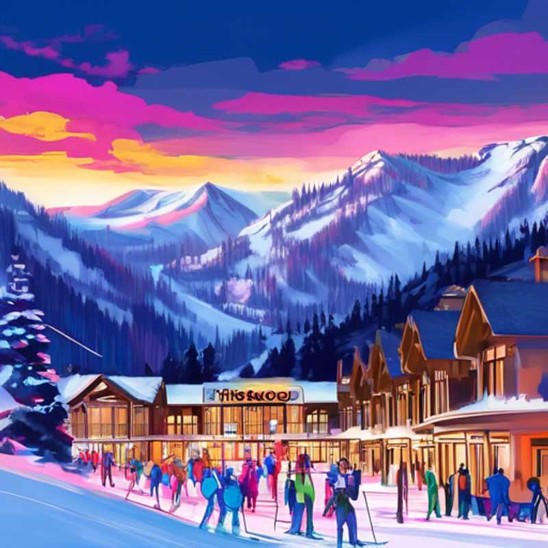 Here are a few options for alt text in Spanish for an image of Kirkwood, USA in an article about the best time to visit, each with a slightly different emphasis: