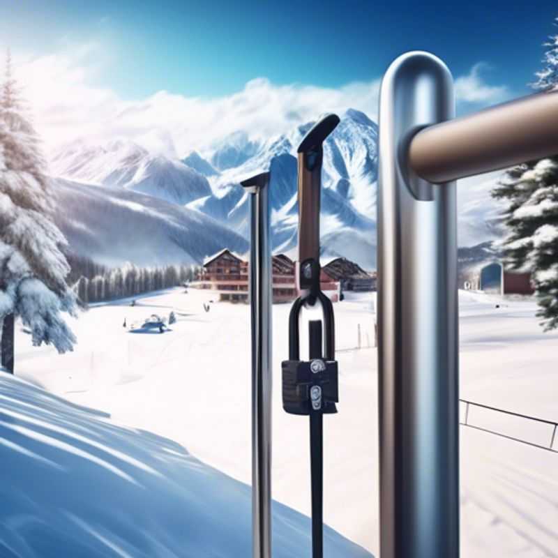 Asegúrate de que la cerradura sea compatible con tu equipo de esquí