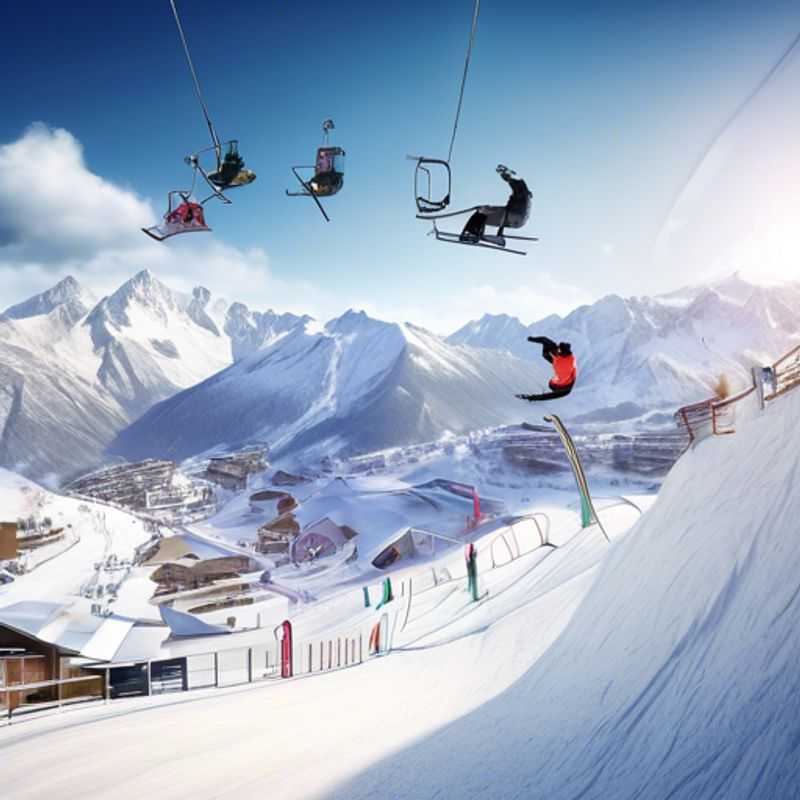 Les Deux Alpes, France, enneigé et majestueux : le paysage alpin idéal pour des vacances inoubliables.