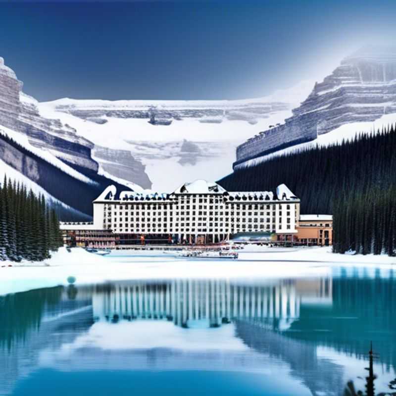 Explora la naturaleza nevada: Raquetas de nieve en el Lago Louise durante la temporada de esquí