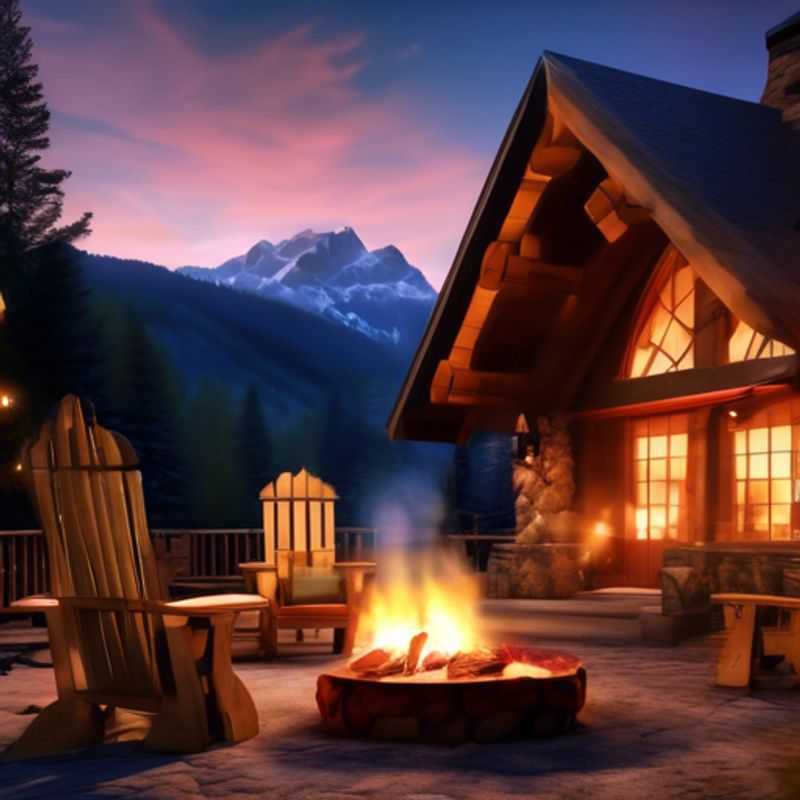Détendez-vous dans les bains à remous en plein air avec un verre de vin à Squaw Valley, USA, pendant la saison de ski