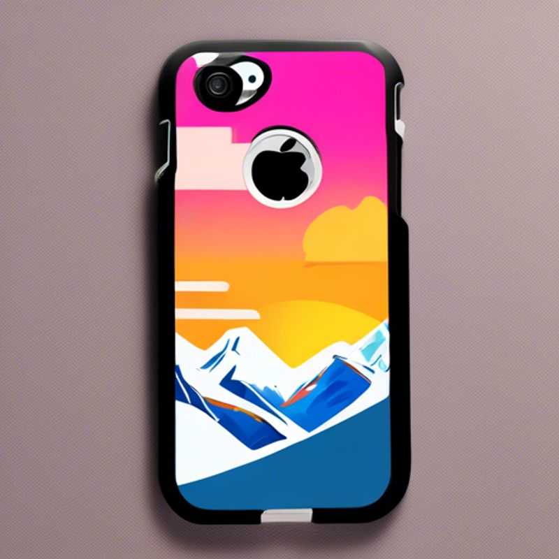 Close-up of a sleek, waterproof phone case, showcasing its robust design and airtight seal, ensuring your phone stays safe and dry during adventures.