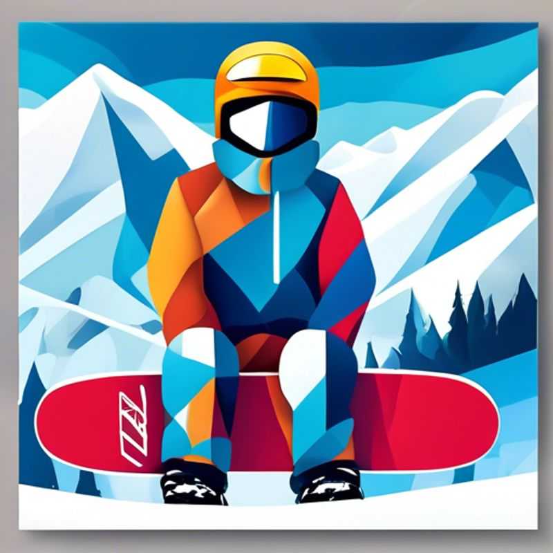 A sleek snowboard, ready to carve through fresh powder, showcasing its essential components for anyone seeking the ultimate winter thrill.