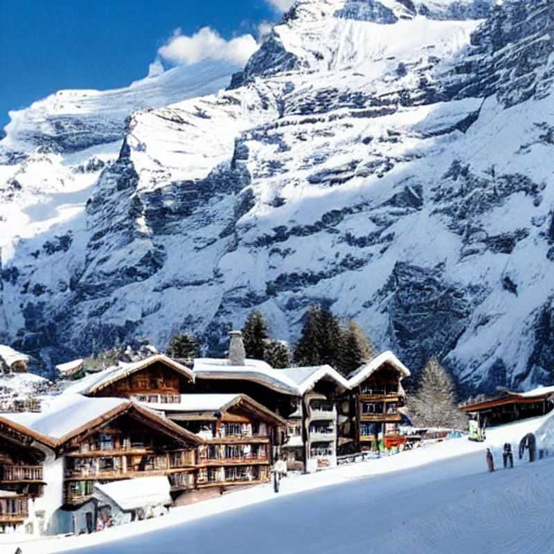 Grindelwald, Suisse, au printemps : vue époustouflante des montagnes enneigées et des chalets traditionnels. Idéal pour les vacances de printemps ?