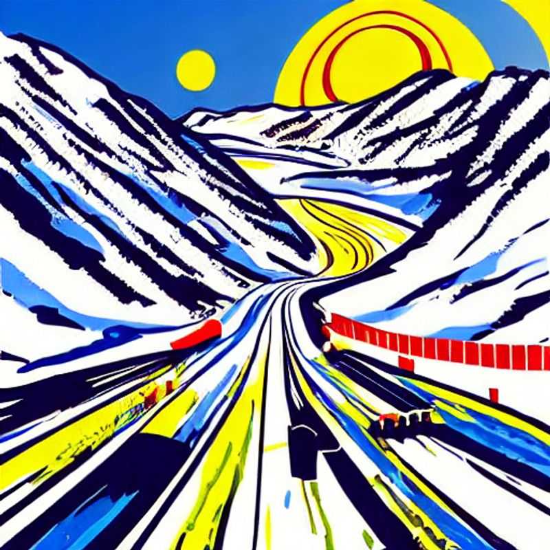 Here are a few options for alt text in Portuguese for an image of Obergurgl, Austria, in a spring break article: