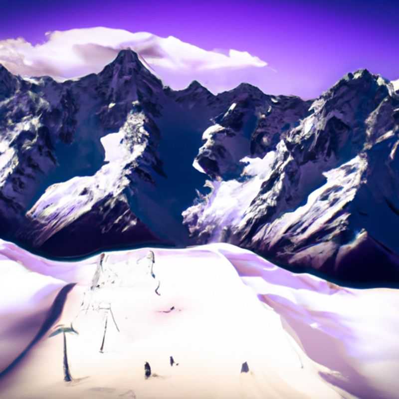 A solitary figure glides gracefully down the pristine slopes of The Remarkables, New Zealand, surrounded by breathtaking mountain vistas. This image captures the essence of a solo traveler's exhilarating 2-week skiing adventure during the peak of the ski season.