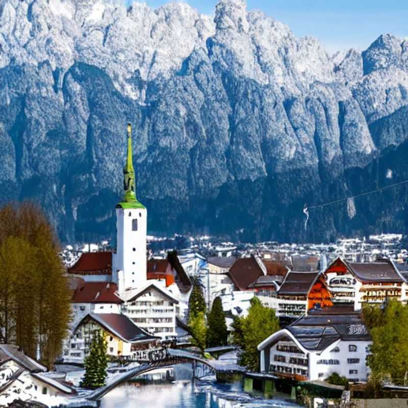 Garmisch-Partenkirchen au printemps : des paysages alpins verdoyants et ensoleillés.