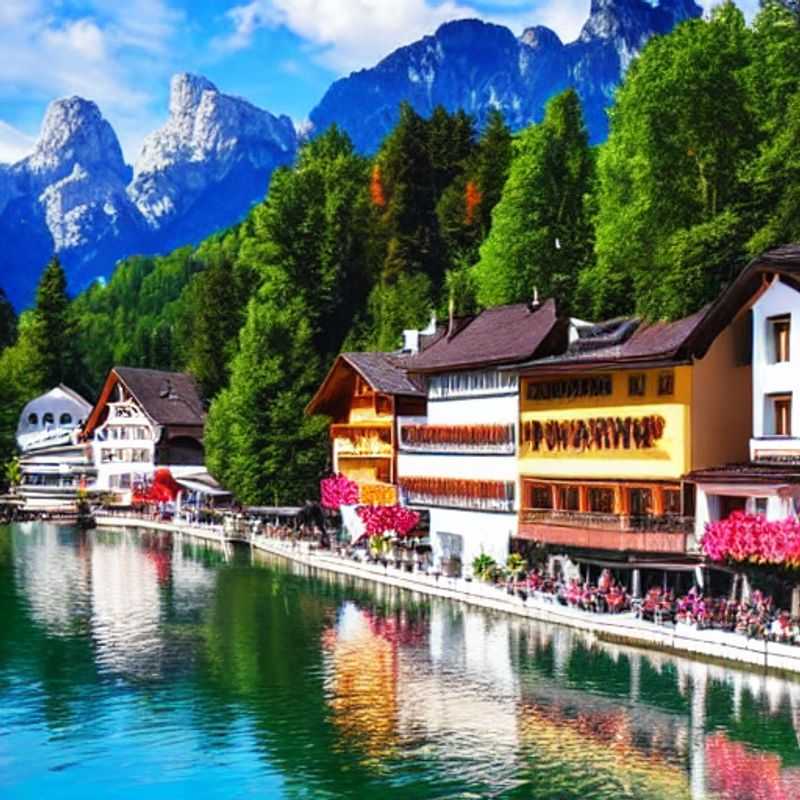 Garmisch-Partenkirchen ensoleillé au printemps : des paysages alpins magnifiques idéaux pour les vacances de printemps.