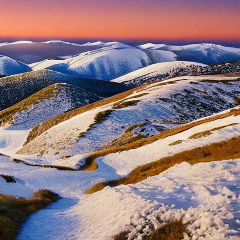 Le printemps à Mount Hotham : des pistes ensoleillées et des paysages à couper le souffle.