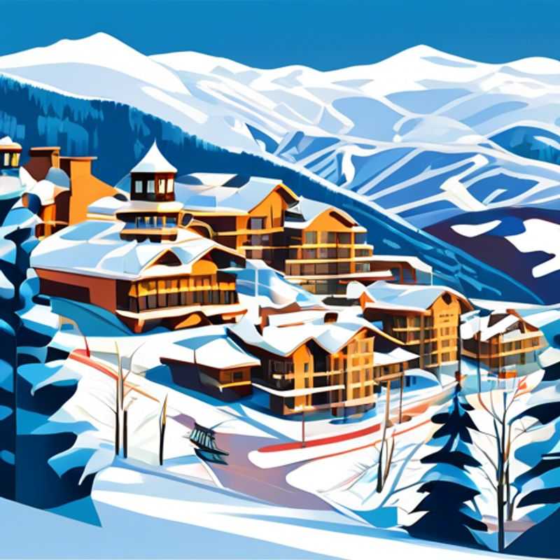 Here are a few options for alt text in Portuguese for an image of Steamboat Springs, depending on the specific image: