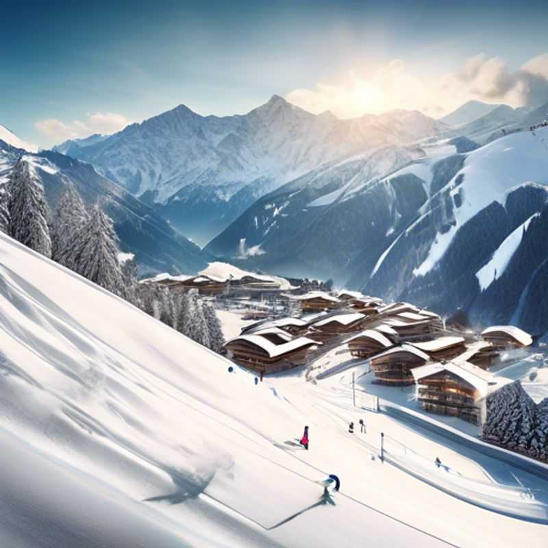 Six friends embarking on an exhilarating skiing adventure in Mayrhofen, Austria, surrounded by stunning snow-capped peaks, as they embrace the thrill of winter sports during their 3-day ski season getaway.