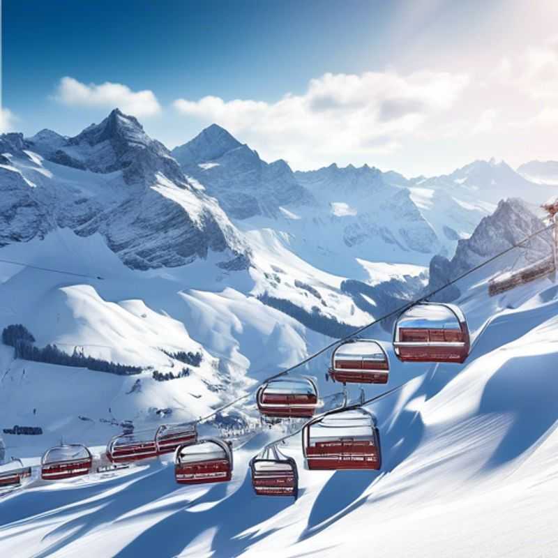 Família com crianças aproveitando a diversão na neve em Engelberg, Suíça, durante suas férias de esqui de 3 dias como Viajantes do Bem-Estar na temporada de esqui.