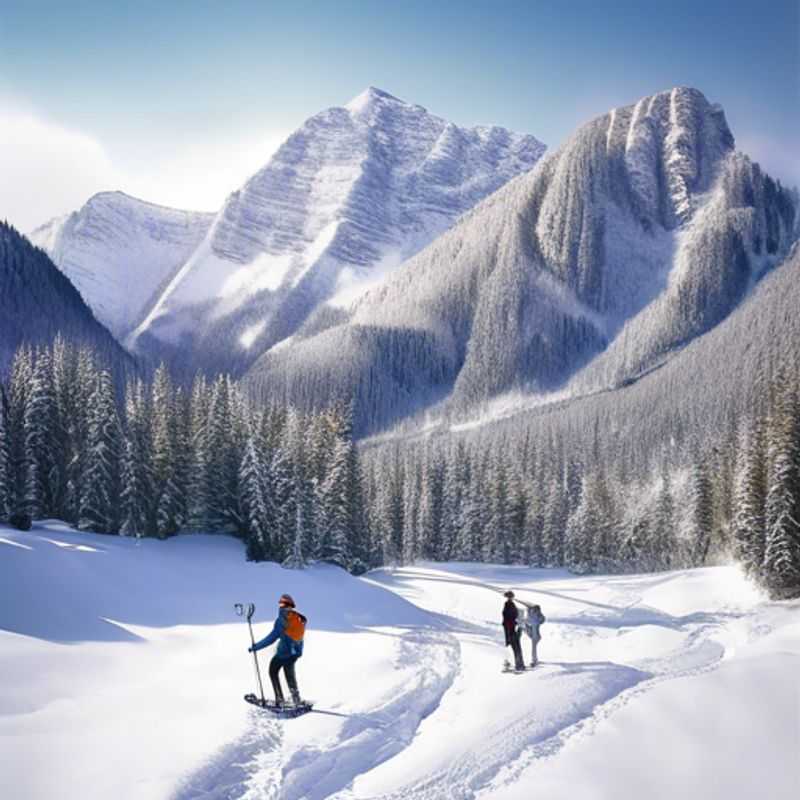 Patinage sur le lac gelé à Mt. Norquay &#58; une aventure hivernale inoubliable