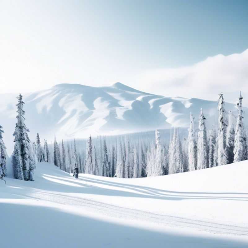 Six amis dévalant les pentes enneigées du Big White Ski Resort au Canada, profitant d'une escapade de 24 heures pleine d'aventures et de rires pendant la saison de ski.