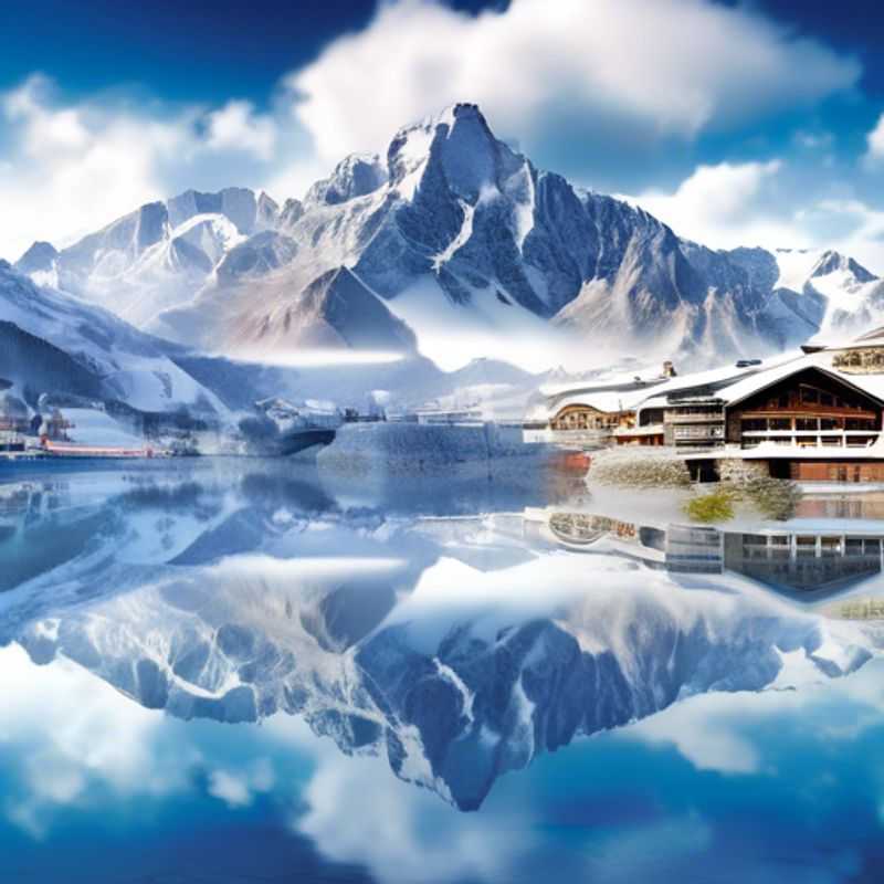 Les Deux Alpes, France: un paysage alpin enneigé, idéal pour le ski.