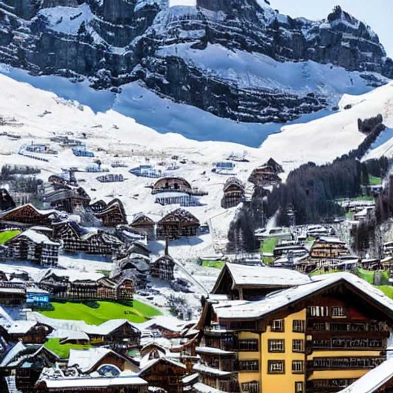 Engelberg, Suisse, au printemps : des paysages alpins enchanteurs.