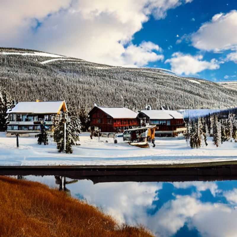 Trysil, Norvège, ensoleillée au printemps : des paysages magnifiques pour des vacances de printemps.
