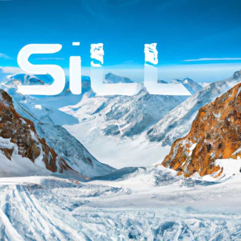 A couple embracing the thrill of skiing down the pristine slopes of Sölden, Austria, surrounded by breathtaking Alpine vistas, during their 2-week ski vacation.