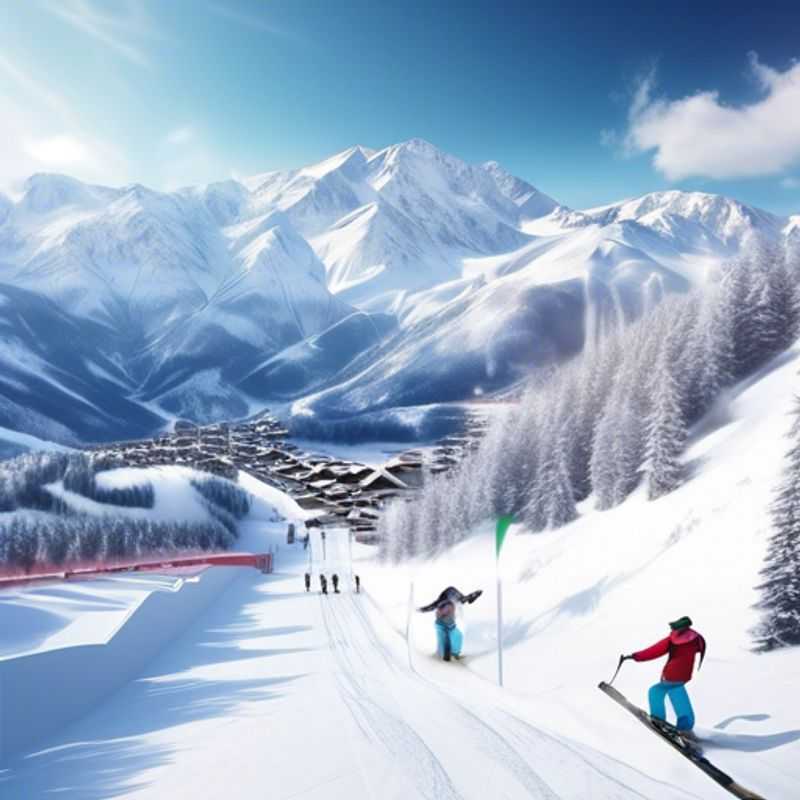 Close-up of a colorful ski pass holder, ready to unlock endless winter adventures on the slopes.