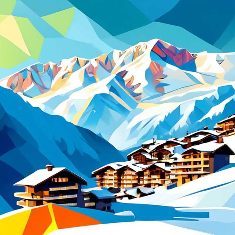 Four friends reveling in the exhilarating slopes of Verbier, Switzerland, surrounded by breathtaking alpine scenery, as they embrace a week of skiing adventures during the vibrant ski season.