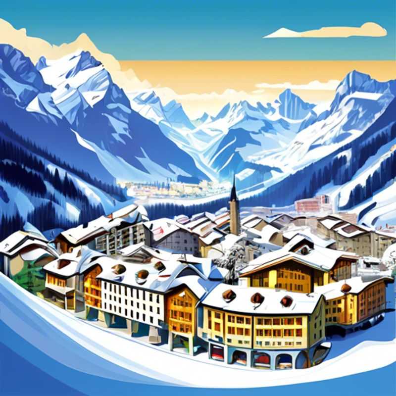 Família com crianças aproveitando a diversão na neve em Engelberg, Suíça, durante suas férias de esqui de 3 dias como Viajantes do Bem-Estar na temporada de esqui.