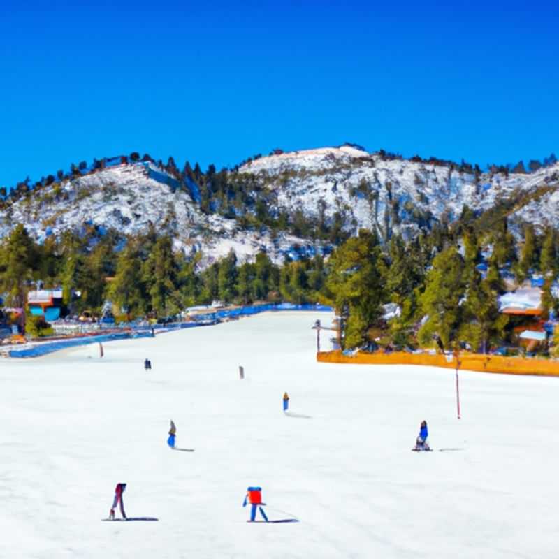 Ice Skating at High Camp in Squaw Valley, USA: A Winter Wonderland Adventure