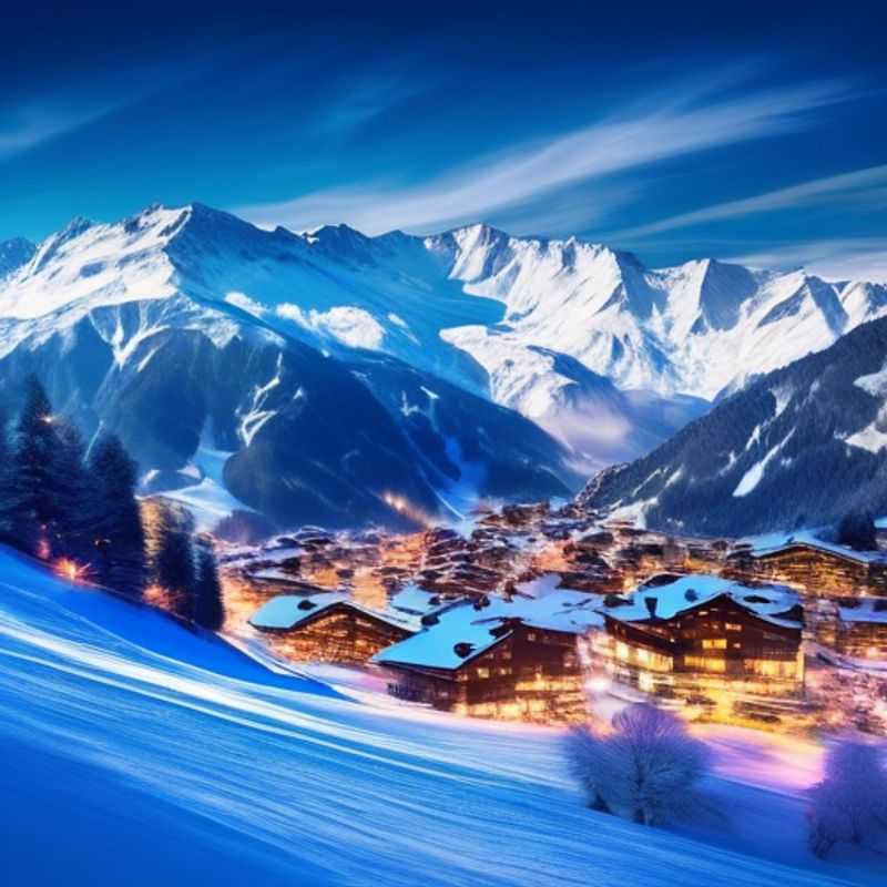 Le charme hivernal de Verbier, Suisse.