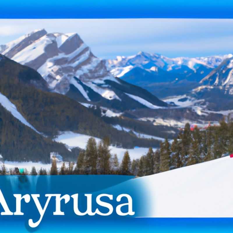 Four skiers conquer the majestic slopes of Mount Norquay in Canada, embarking on an exhilarating 3-week ski adventure amidst breathtaking mountain vistas blanketed in pristine snow.