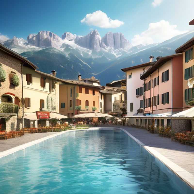 Here are a few options for alt text in Portuguese for an image of Pila, Italy in an article about the best time to visit: