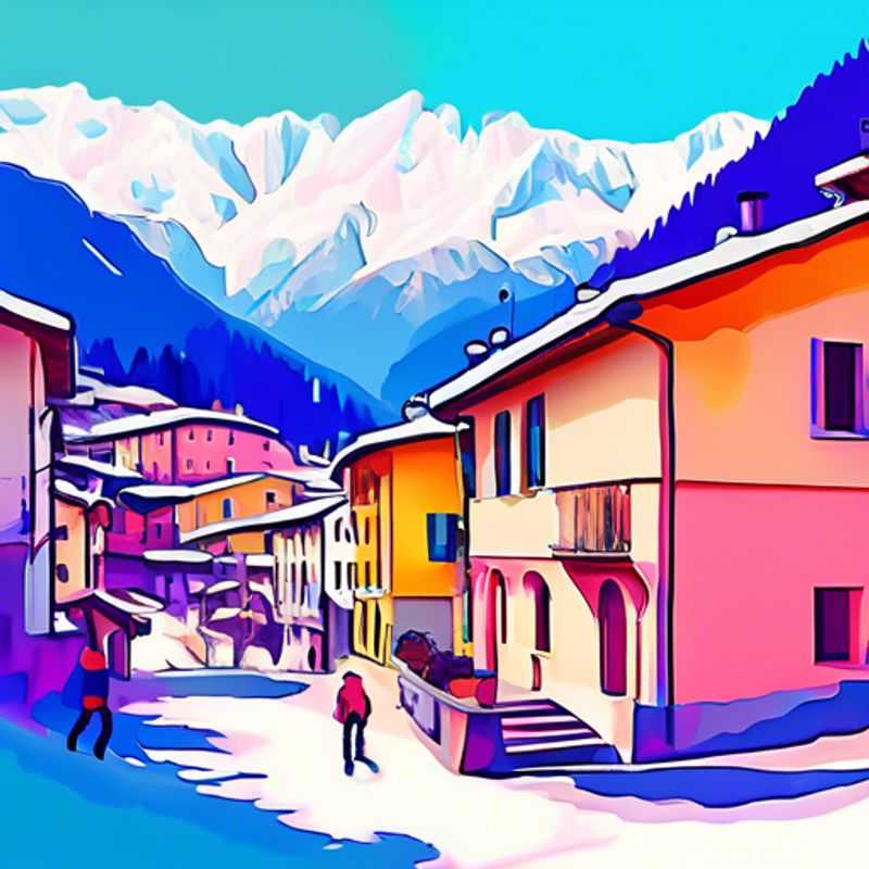 Here are a few options for alt text in Portuguese for an image of Pila, Italy in an article about the best time to visit:
