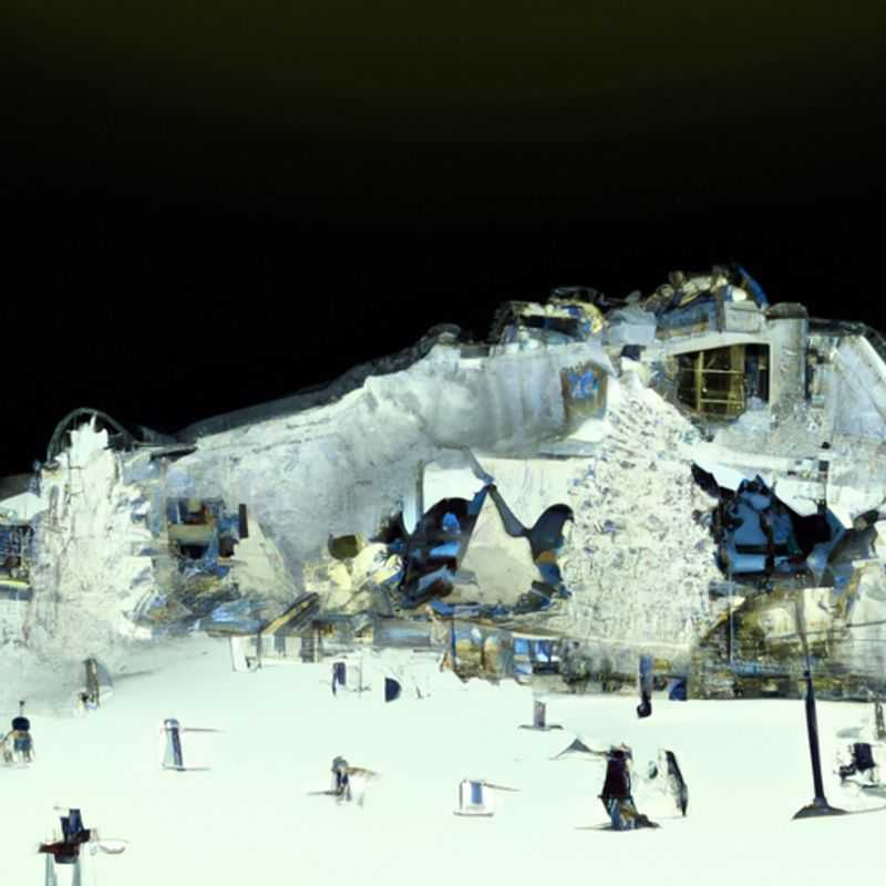 Four skiers pause amidst the pristine slopes of Mont Tremblant, Canada, their faces flushed with exhilaration after a thrilling descent. The snow-capped peaks and towering evergreens create a breathtaking backdrop for their winter adventure.