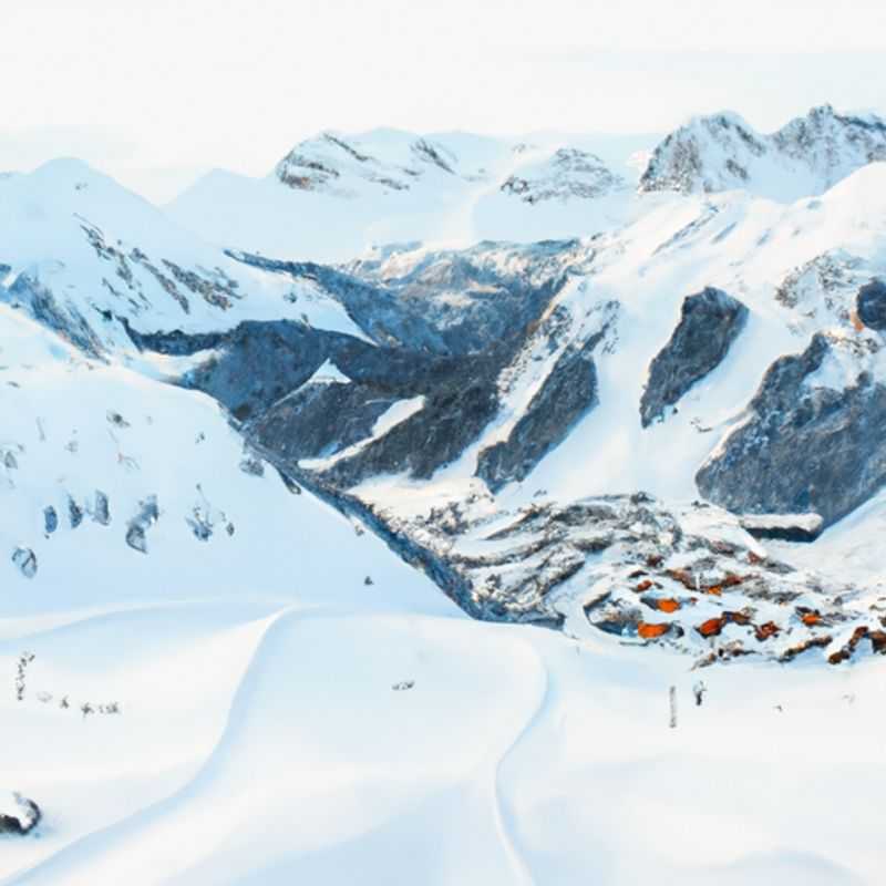 A solo traveler glides down the pristine slopes of Lech Zürs am Arlberg, Austria, a renowned skiing paradise nestled amidst the majestic Austrian Alps, during an adventurous 5-day ski vacation.