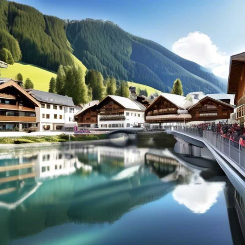 Sölden, Autriche, en hiver : paysages enneigés et montagnes majestueuses.