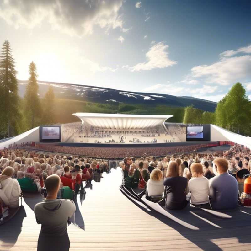 ¡Descubre la Aventura en la Nieve en el Resort de Esquí Hafjell en Lillehammer, Noruega!