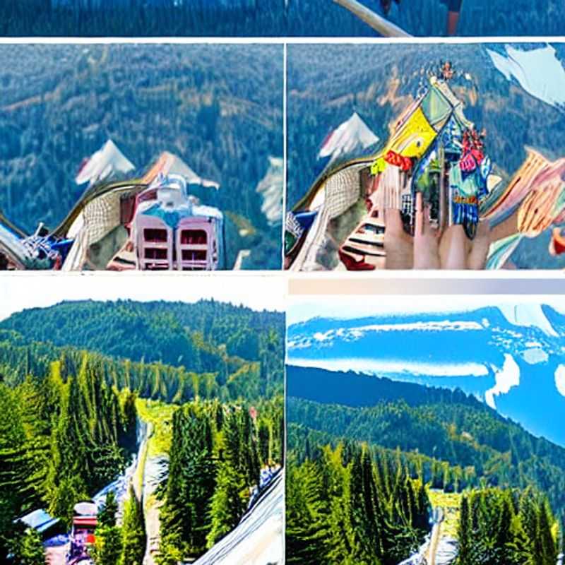 Here are a few options for alt text in Portuguese for an image of Crystal Mountain, USA during spring break, each with a slightly different emphasis: