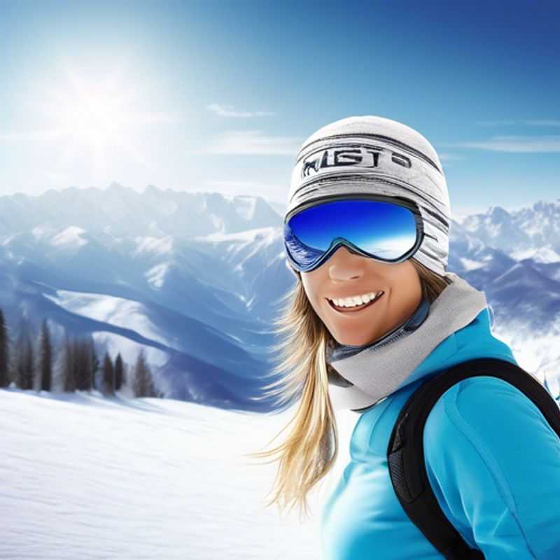 A close-up shot of a stylish and functional neck gaiter, showcasing its versatility for both warmth and protection during winter adventures.