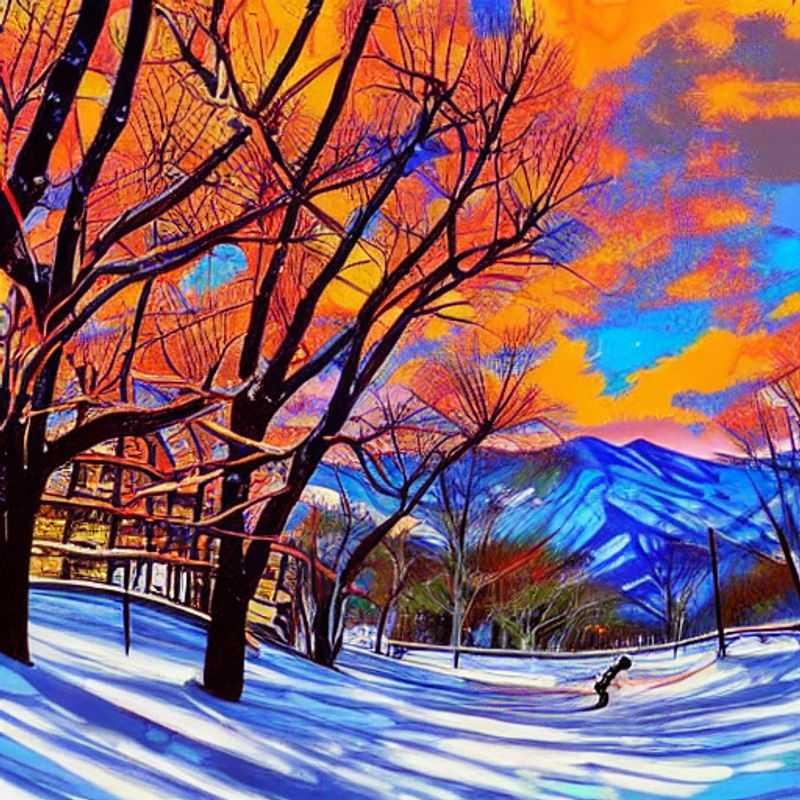 Sapporo Teine, Japão: Paisagem primaveril deslumbrante, ideal para uma viagem de férias escolares.