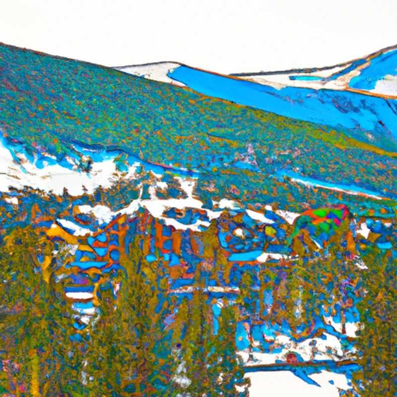 Four intrepid skiers glide down the pristine slopes of Breckenridge, USA, surrounded by breathtaking mountain vistas, during their thrilling 3-week ski vacation.