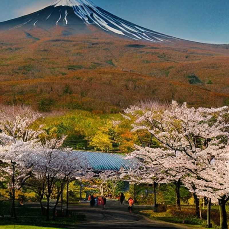 Niseko United au Japon, illuminé par le soleil printanier.