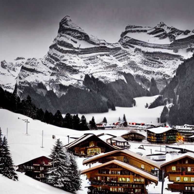Engelberg, Suisse, au printemps : des paysages alpins enchanteurs.