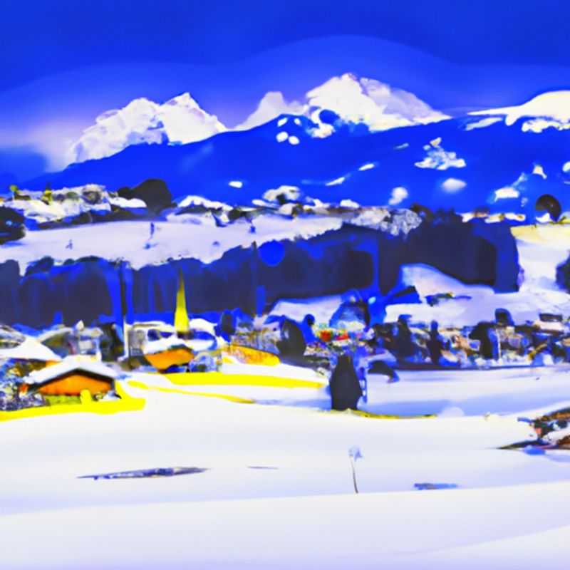 Four skiers pose confidently against the backdrop of Kitzbühel's majestic mountains, their skis poised for an exhilarating descent. The picturesque Austrian town, adorned in its wintery splendor, serves as their playground for a memorable 2-week ski vacation during the height of the ski season.