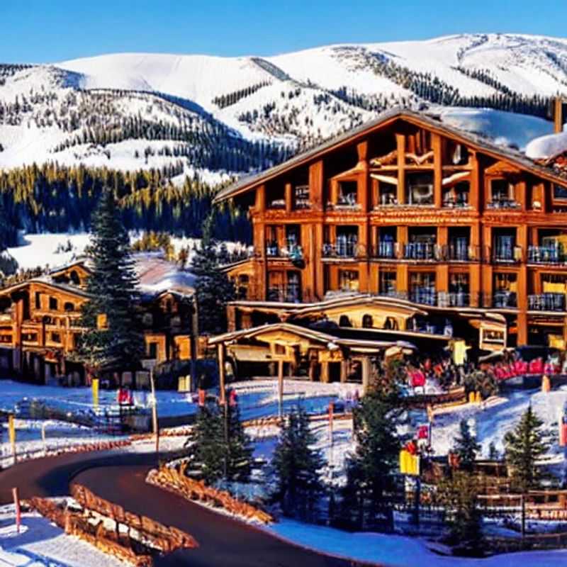 Esquíadores disfrutando del sol primaveral en Deer Valley Resort.