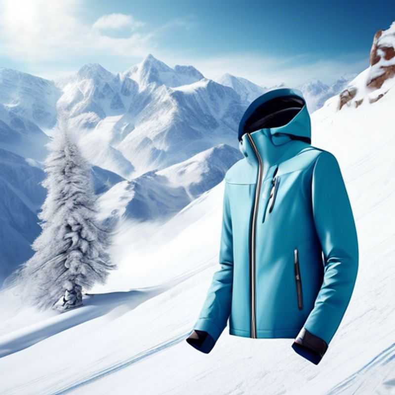 A stylish and functional ski jacket and pants set, perfect for hitting the slopes.
